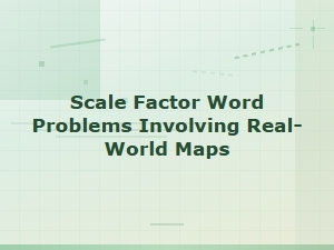 Solving Scale Factor Challenges with Real-World Maps