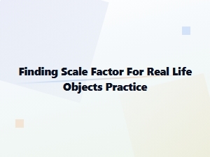 Practical Exercises in Real-World Scaling